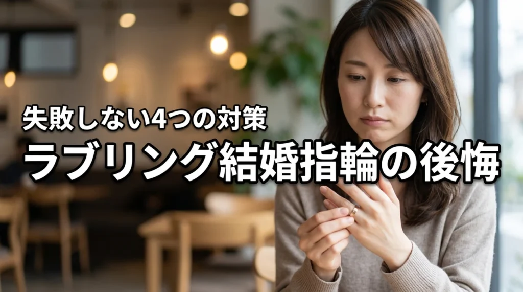 カルティエのラブリングを結婚指輪に選んで後悔した理由4つと失敗しない対策