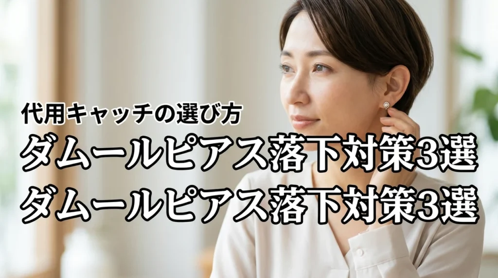 カルティエのダムールピアスが落ちやすい悩みは3つの対策で解決！代用キャッチの選び方