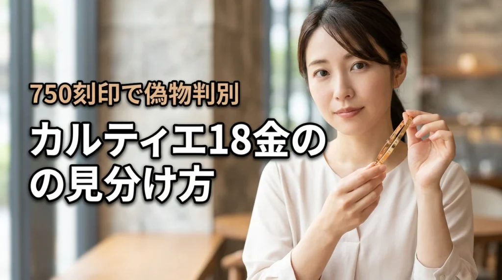 カルティエの18金750刻印で偽物を見破るコツ！失敗しない見分け方を専門家が紹介