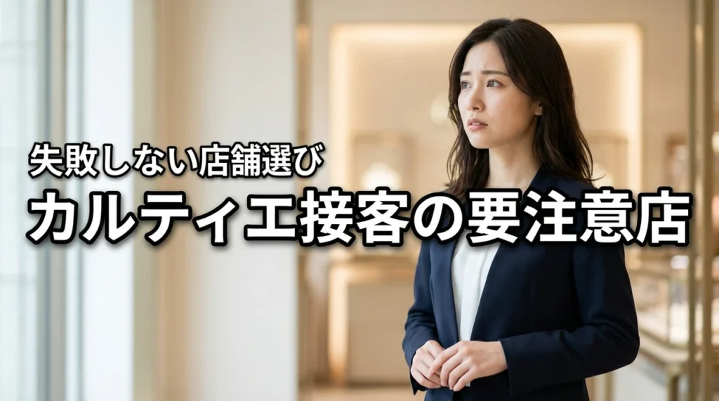 【不安な方へ】カルティエで接客が悪いと言われる店舗の特徴と不快な思いをしないコツ