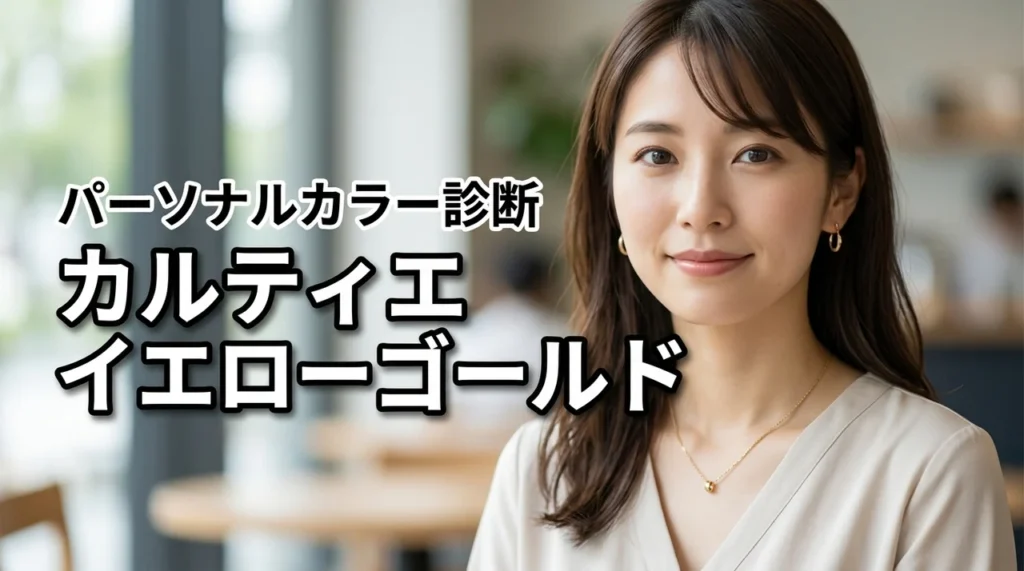 カルティエのイエローゴールドが似合うパーソナルカラー診断！後悔しない5つの選び方