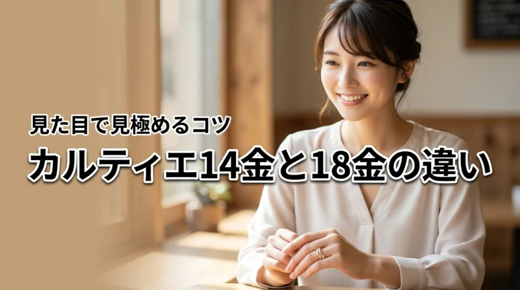 トリニティリングに14金はある?カルティエの18金との違いや見た目で見極めるコツ