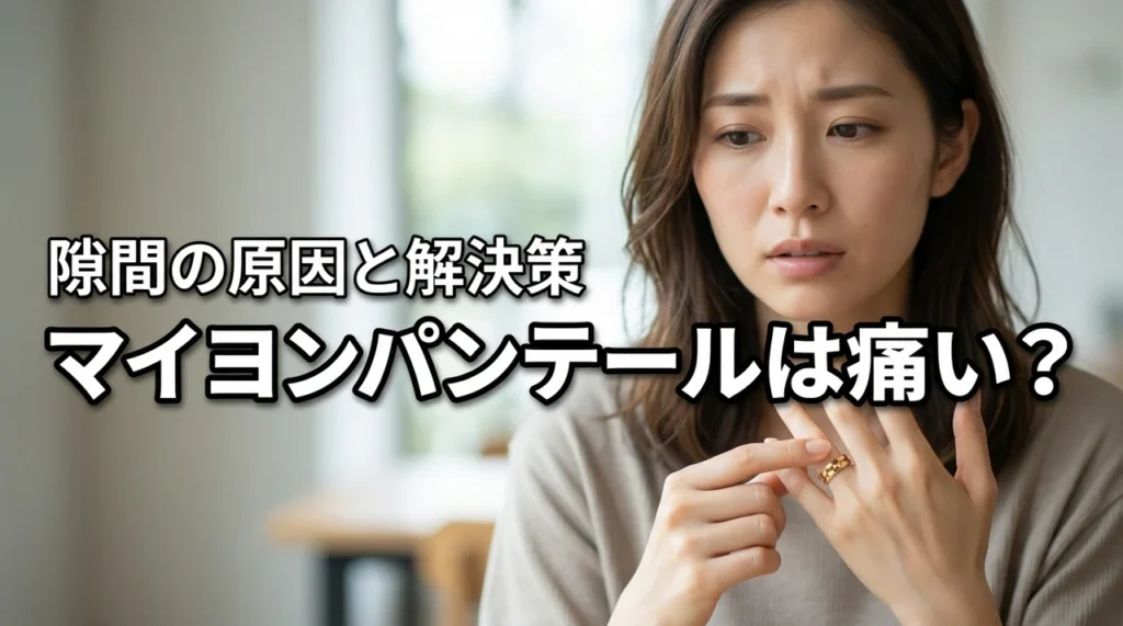 カルティエのマイヨンパンテールリングは痛い?隙間ができる原因と後悔しない対策