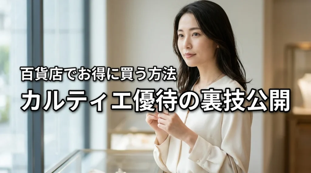 カルティエの株主優待は百貨店で使える？2026年最新の抜け道と裏技を公開
