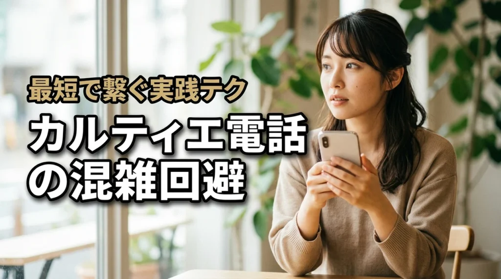 カルティエのカスタマーセンター電話つつながないを回避！最短で問い合わせる実践テクニック