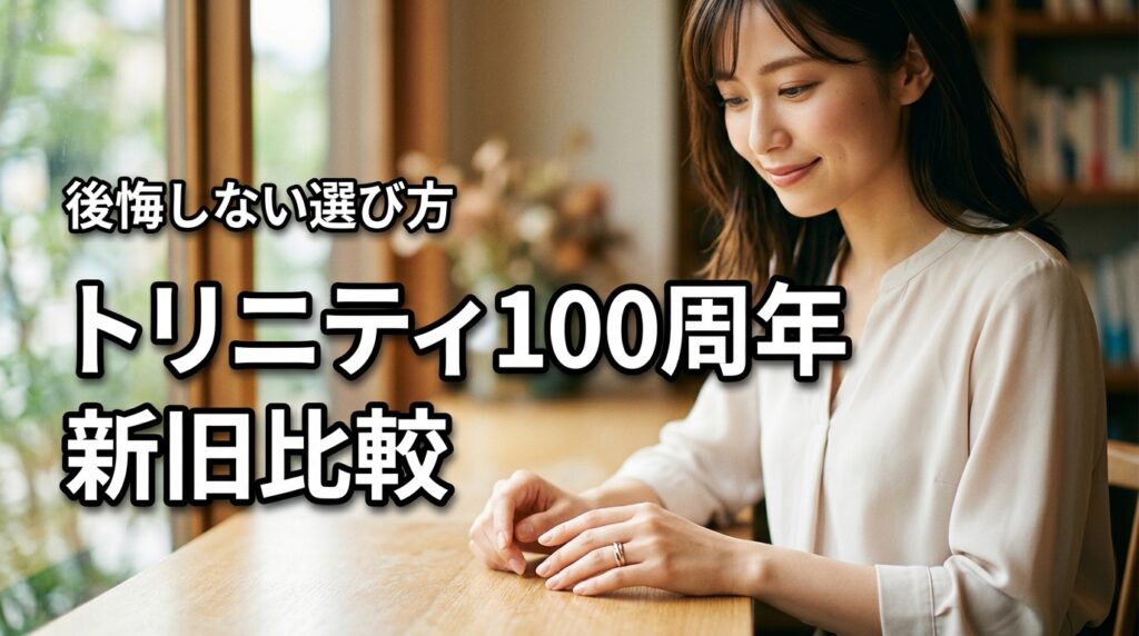 カルティエのトリニティリング100周年記念モデルと旧型の違いは？後悔しない選び方
