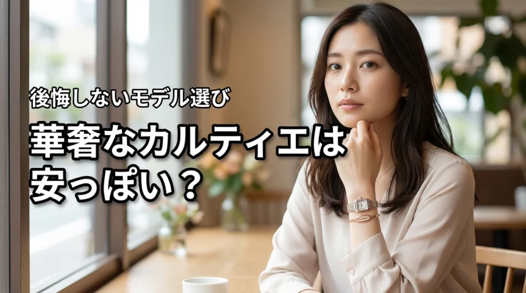カルティエの華奢なモデルは安っぽいって本当？後悔しない選び方の特徴