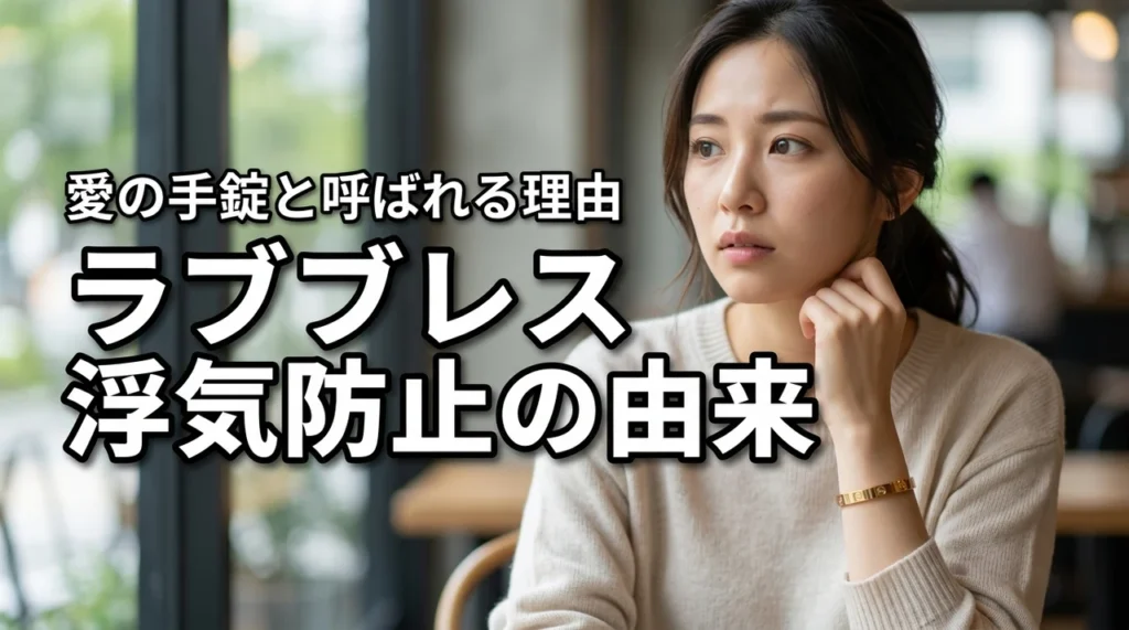 カルティエ ラブブレスの浮気防止の意味と由来は本当?愛の手錠と呼ばれる理由を解説