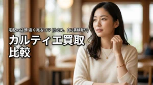 カルティエジュエリーを売るなら宅配買取vs店頭どっち？手数料と高く売るコツを比較