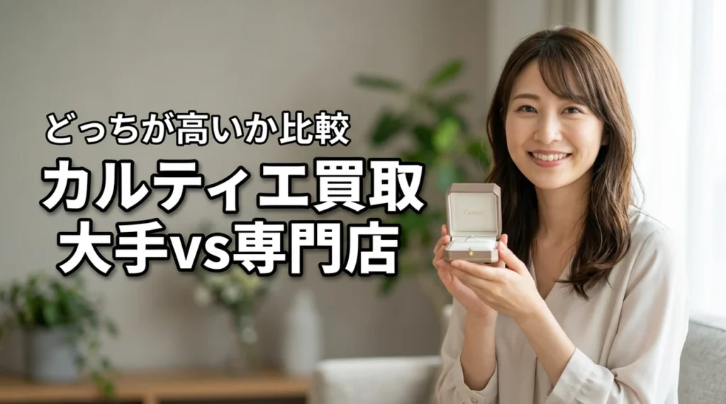 カルティエ買取で後悔しない!大手 vs 専門店どっちが高いか徹底比較と最高値の出し方