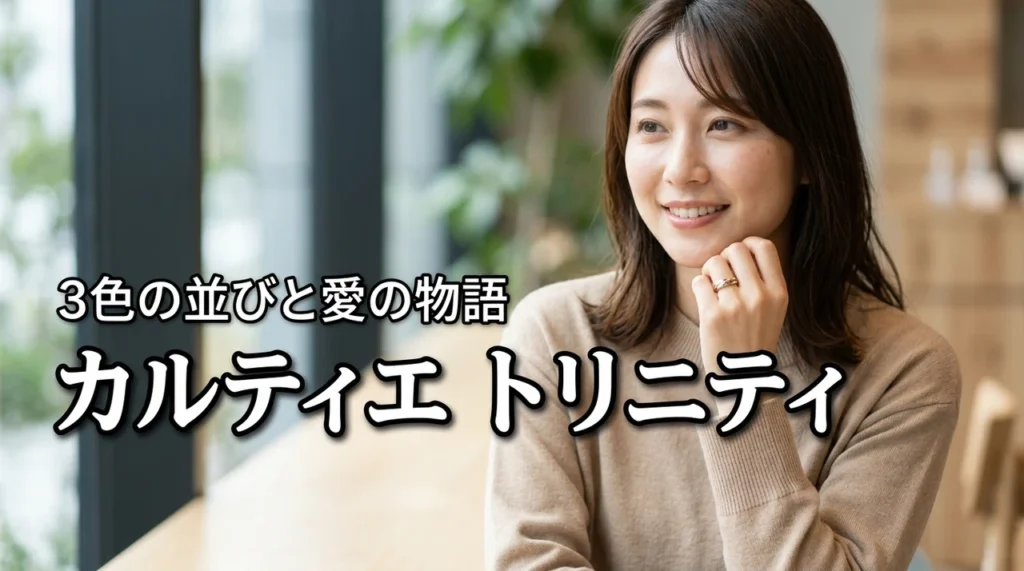 カルティエ トリニティリング3色の並びの意味とは?色が語る愛と絆の物語