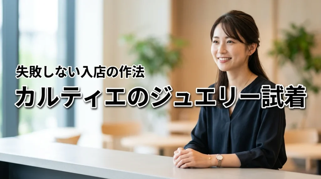 カルティエのジュエリー試着、緊張しない方法って?入店から退店まで失敗しない完全ガイド