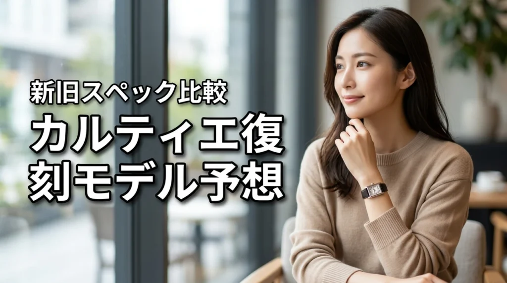 カルティエ復刻モデル2026を予想！歴代の名品スペックと新旧比較で見えた本命